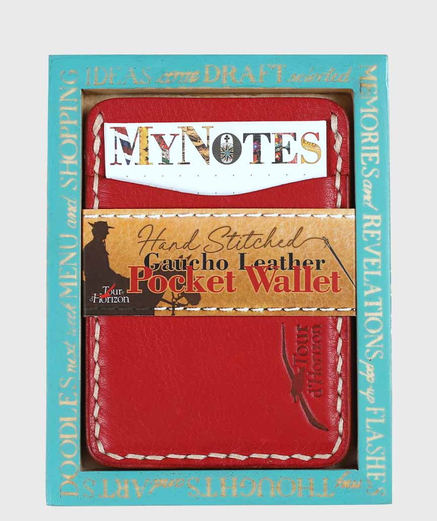 GAUCHO POCKET WALLET, RED