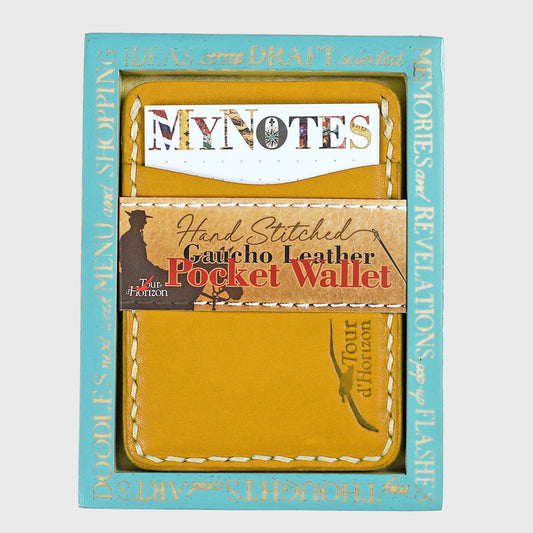 GAUCHO POCKET WALLET, YELLOW