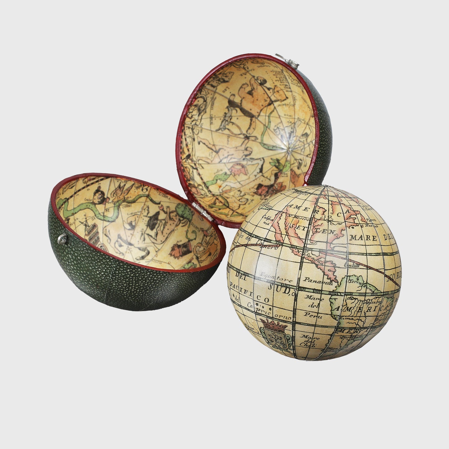 18TH CENTURY POCKET GLOBE