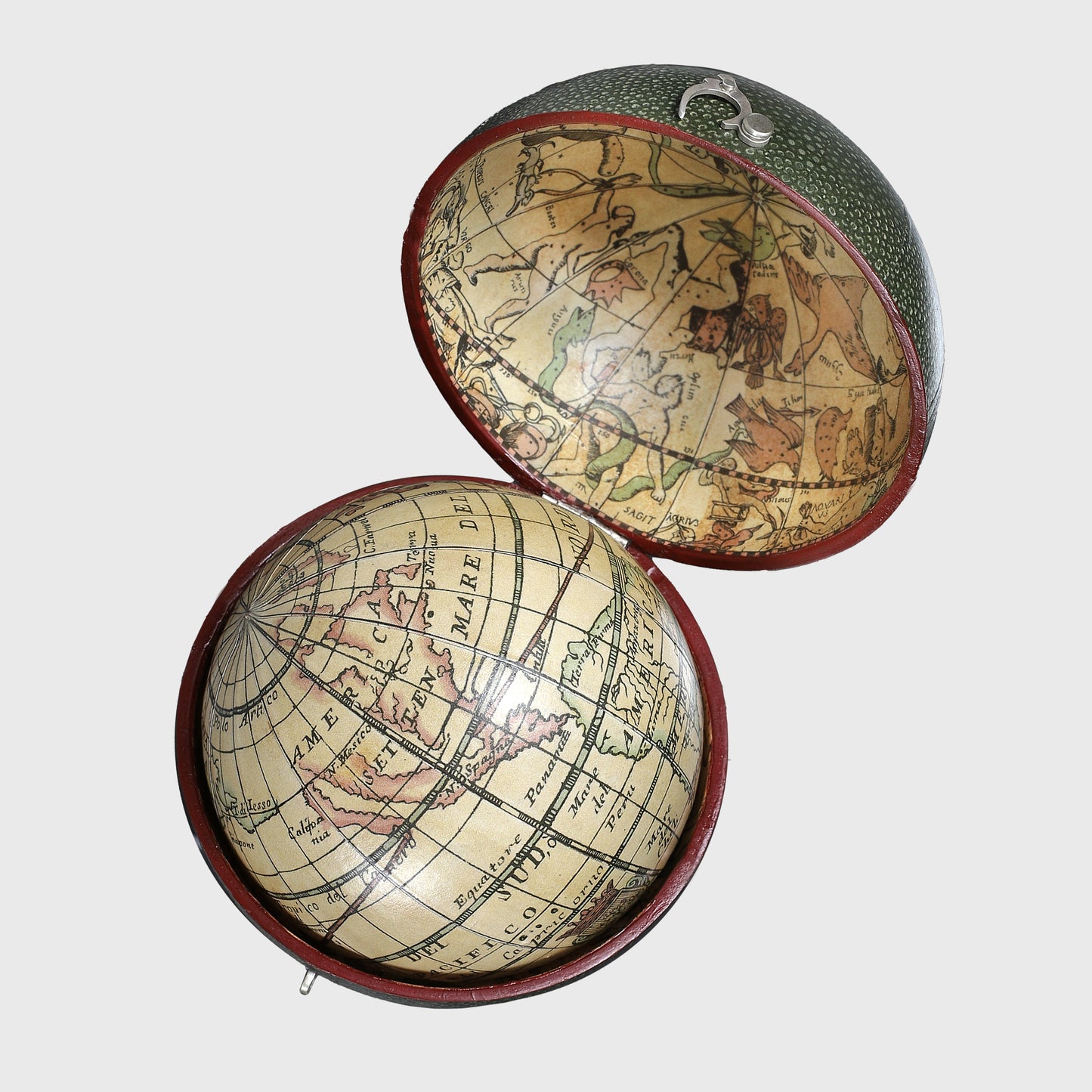 18TH CENTURY POCKET GLOBE