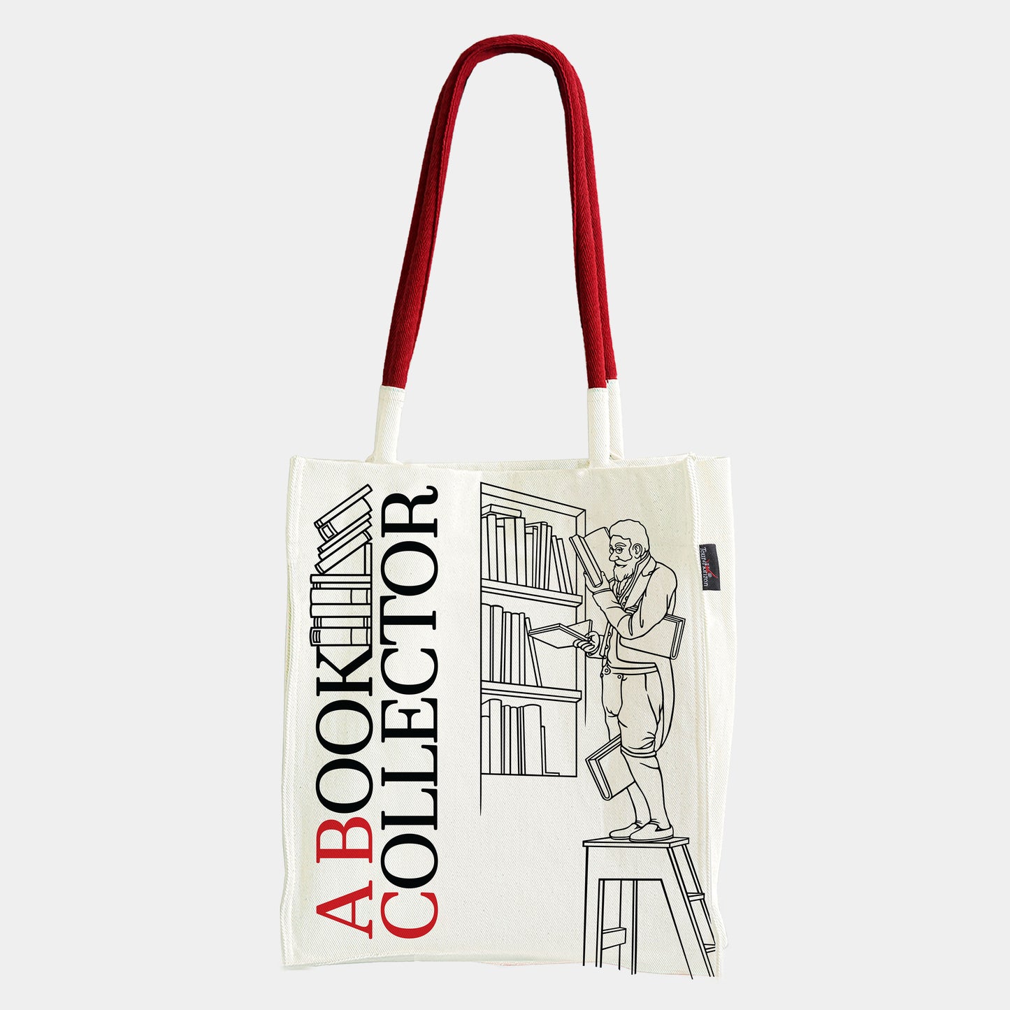 TOTE BAG BOOK WHITE